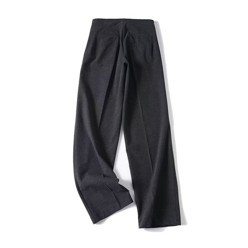 Damen Hochtaillierte Bügelfalten-Hose mit weitem Bein und klassischem Tailoring Echo Archiv