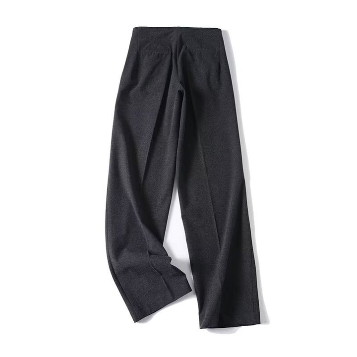 Damen Hochtaillierte Bügelfalten-Hose mit weitem Bein und klassischem Tailoring Echo Archiv