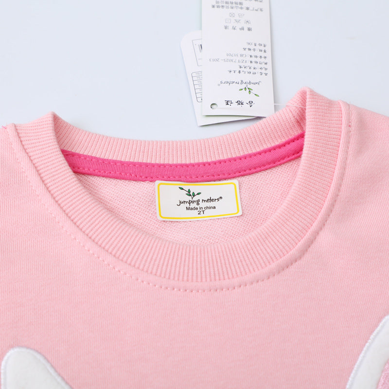 Mädchen Sweatshirt mit niedlichem Hasenmotiv Echo Archiv