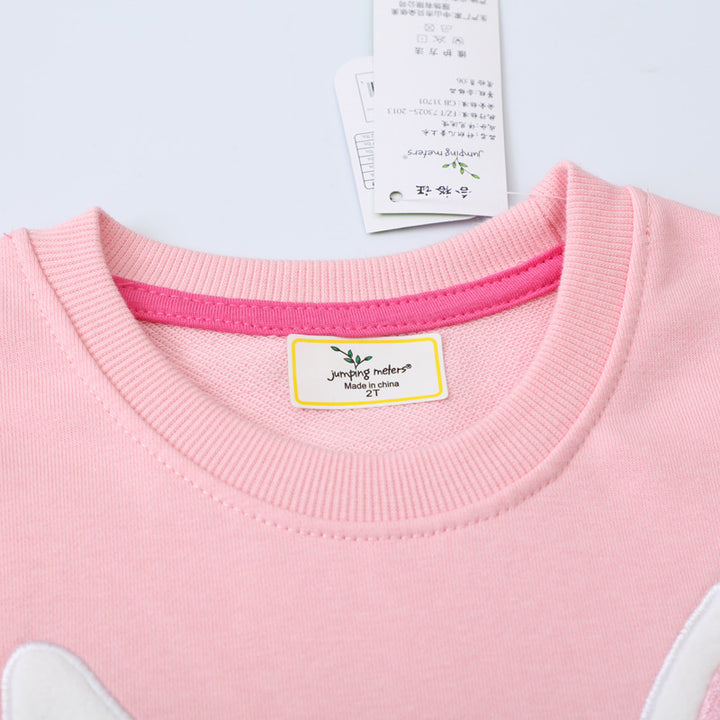 Mädchen Sweatshirt mit niedlichem Hasenmotiv Echo Archiv