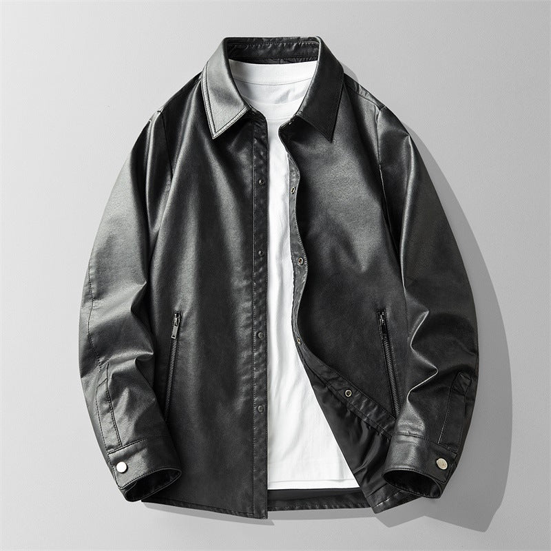 Herren Modische Lederjacke 1787797546 – Valtoré