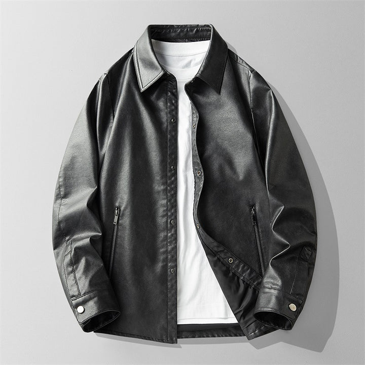 Herren Modische Lederjacke 1787797546 – Valtoré