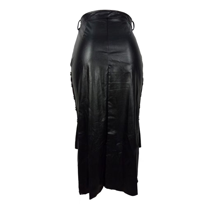 Damen Eleganter Kunstleder Bleistiftrock Echo Archiv