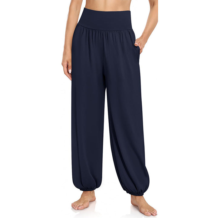 Damen Weite Freizeithose mit elastischem Bund und praktischen Seitentaschen Echo Archiv