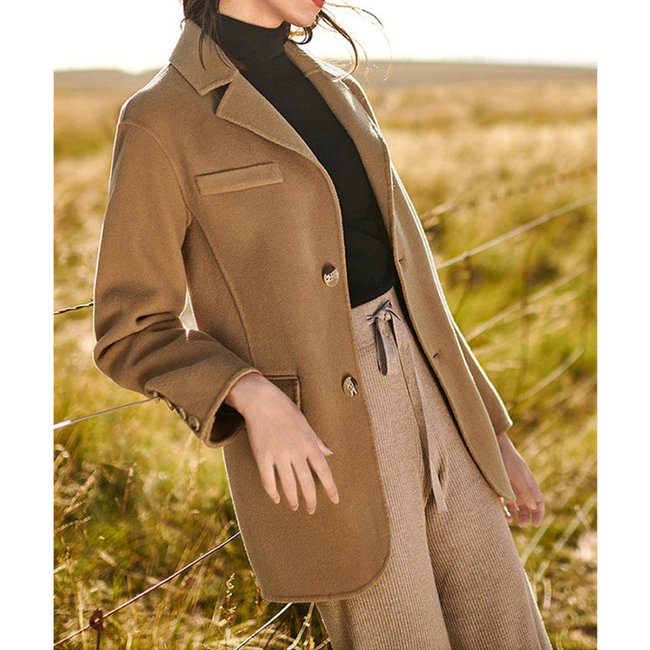 Damen Eleganter Wollblazer mit zeitlosem Schnitt Echoarchiv