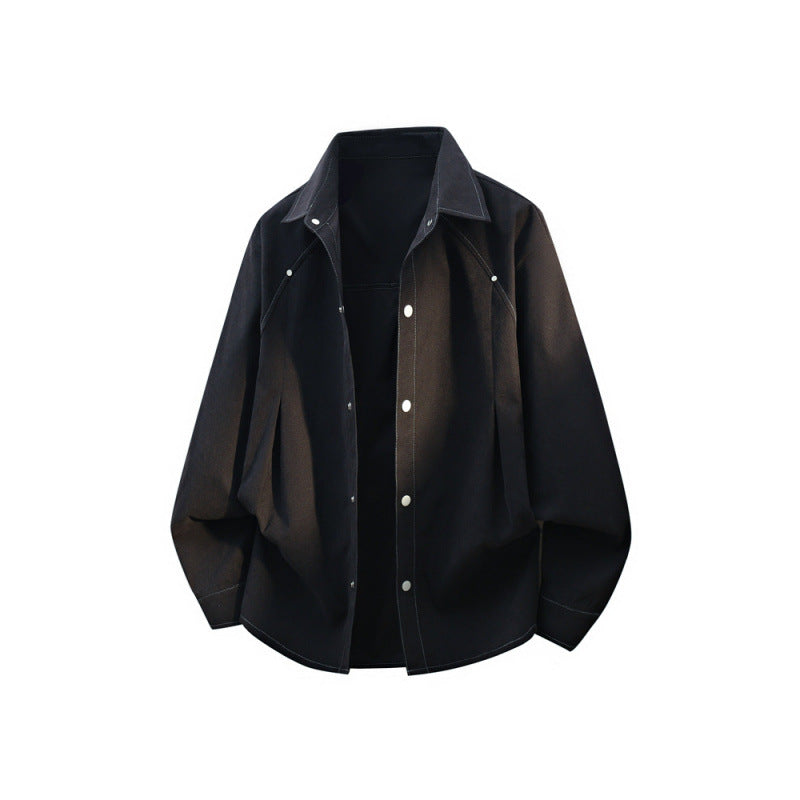 Herren Lässige Overshirtjacke Echo Archiv