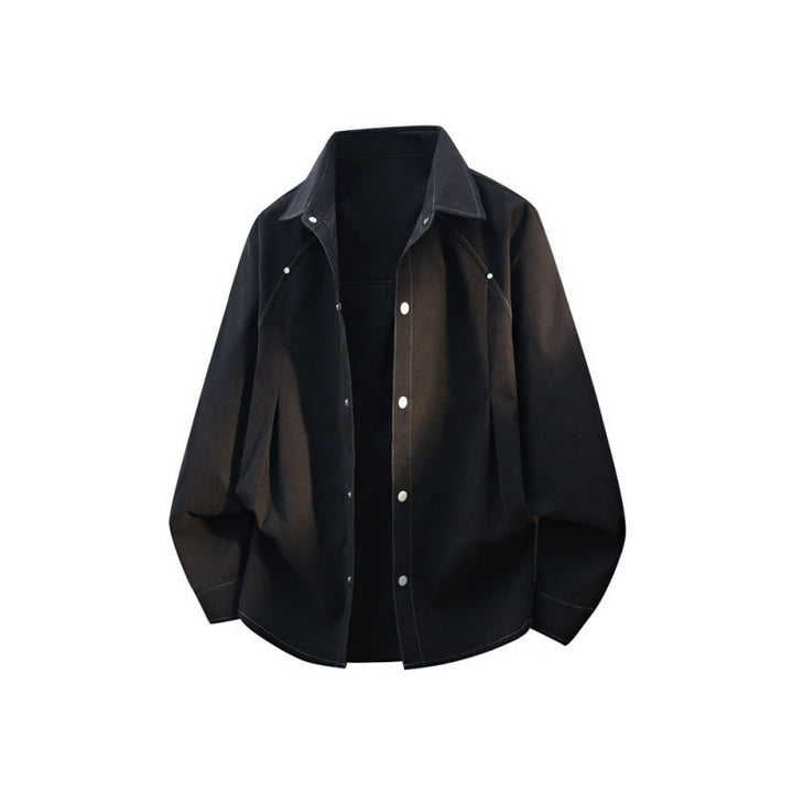 Herren Lässige Overshirtjacke Echo Archiv