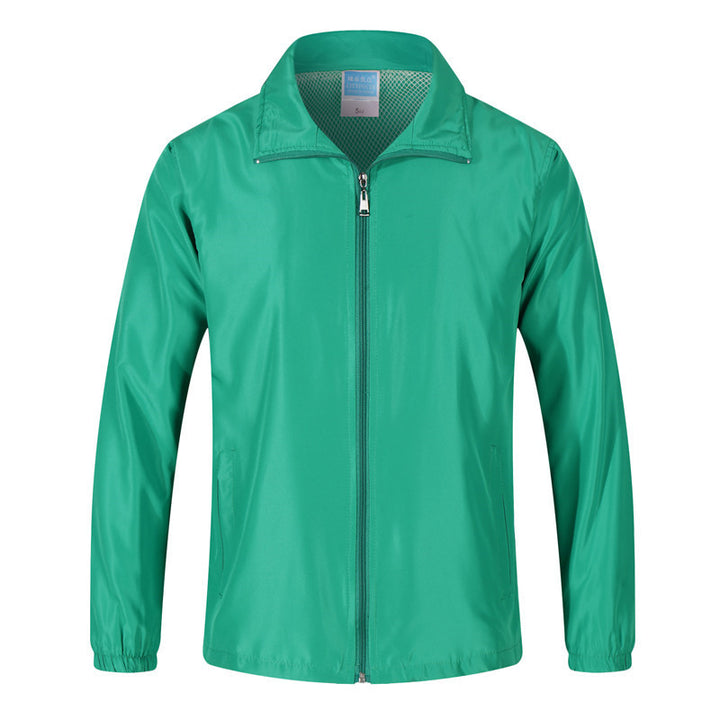 Herren Leichte Windjacke mit Mesh-Innenfutter, Stehkragen & elastischem Saum Echo Archiv