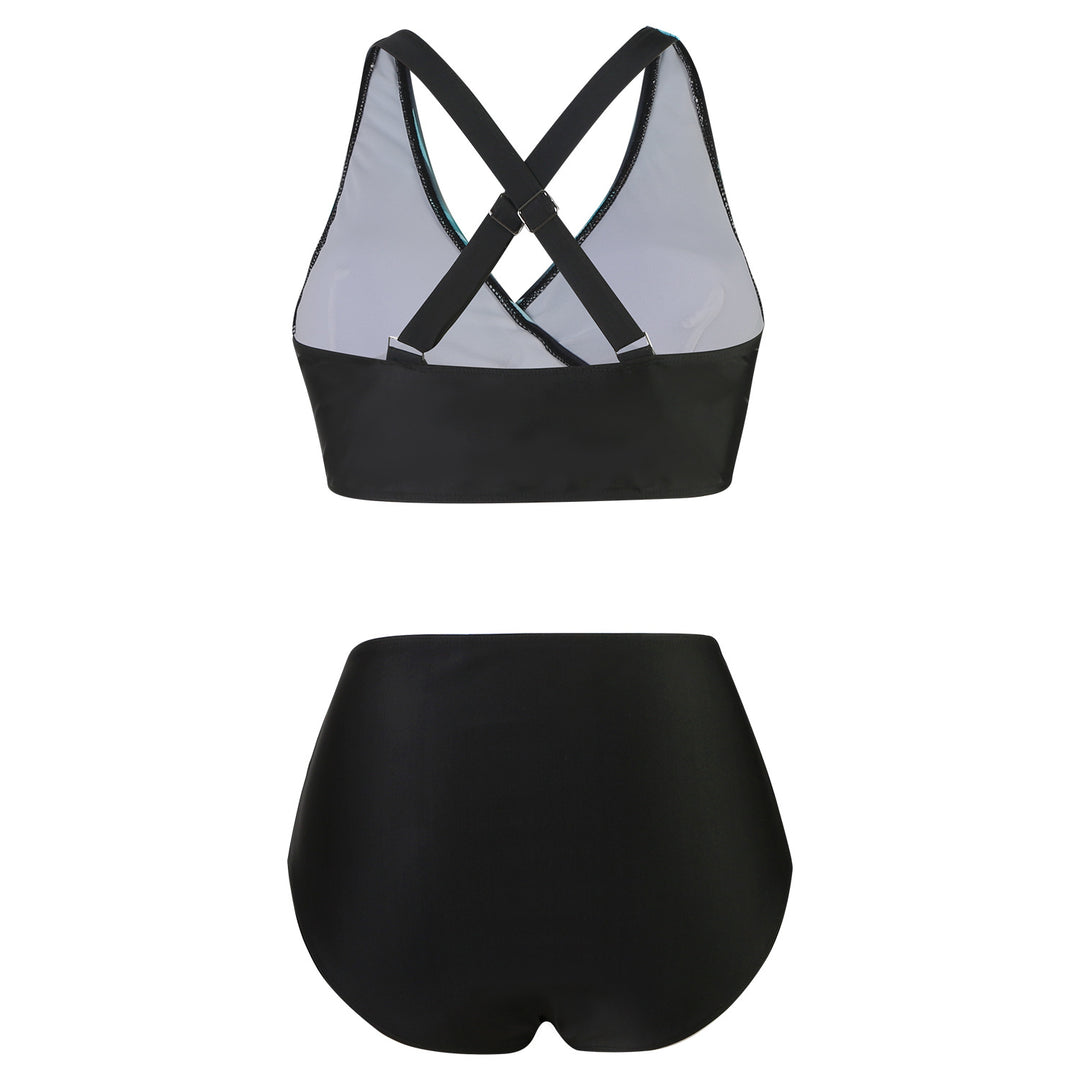 Damen Hochtaillierter Sport-Bikini mit elegantem Rückenschnitt Echo Archiv