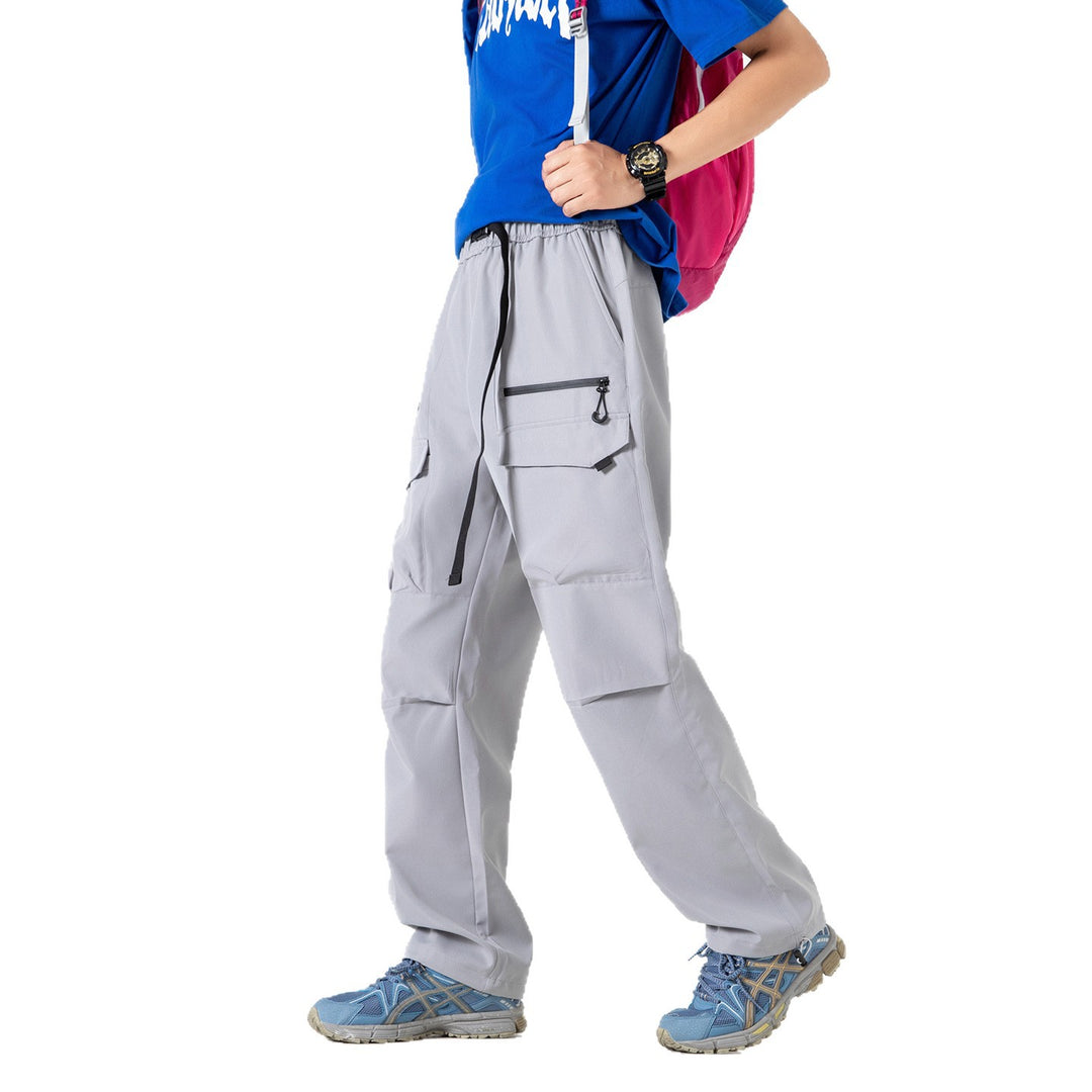 Herren Weite Utility-Cargohose mit verstärkten Kniepassen, Zipper- und Klappfächern Echo Archiv