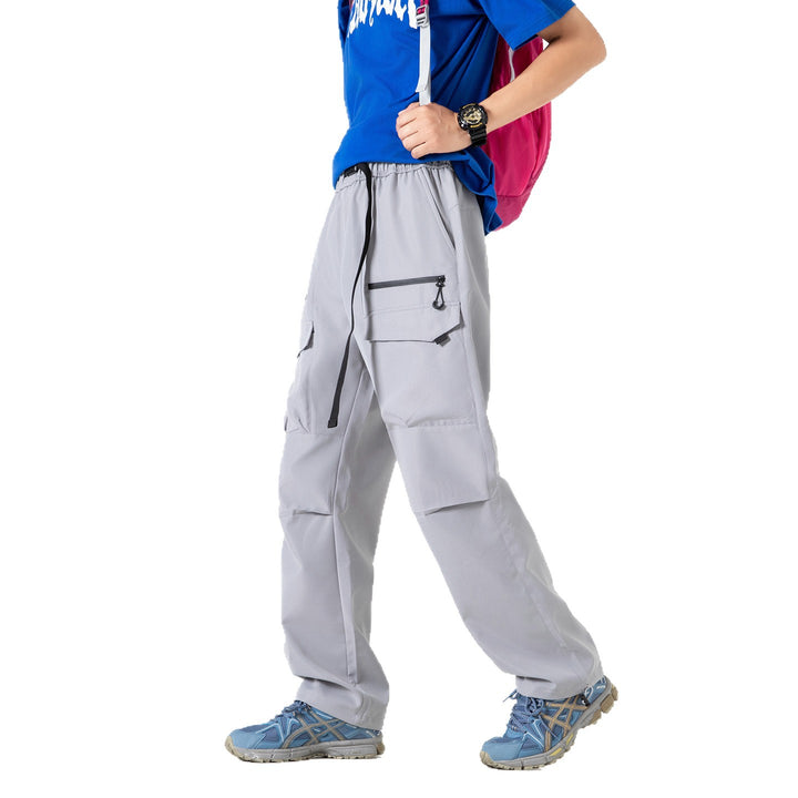 Herren Weite Utility-Cargohose mit verstärkten Kniepassen, Zipper- und Klappfächern Echo Archiv