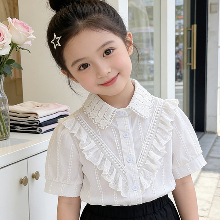 Mädchen Bluse mit Rüschendesign Echo Archiv