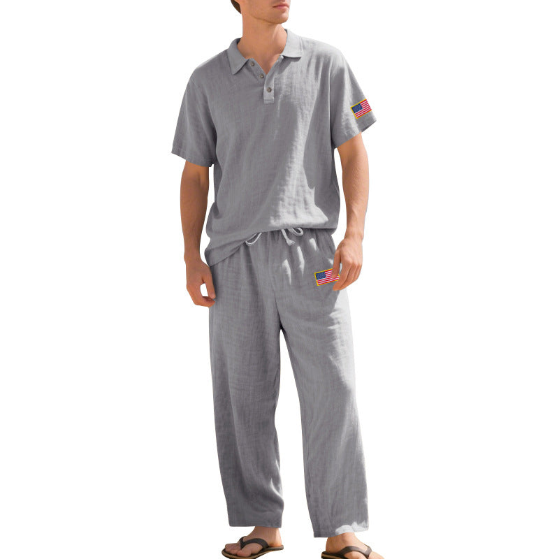 Herren lässiges Strand-Outfit aus leichtem und atmungsaktivem Stoff Echoarchiv