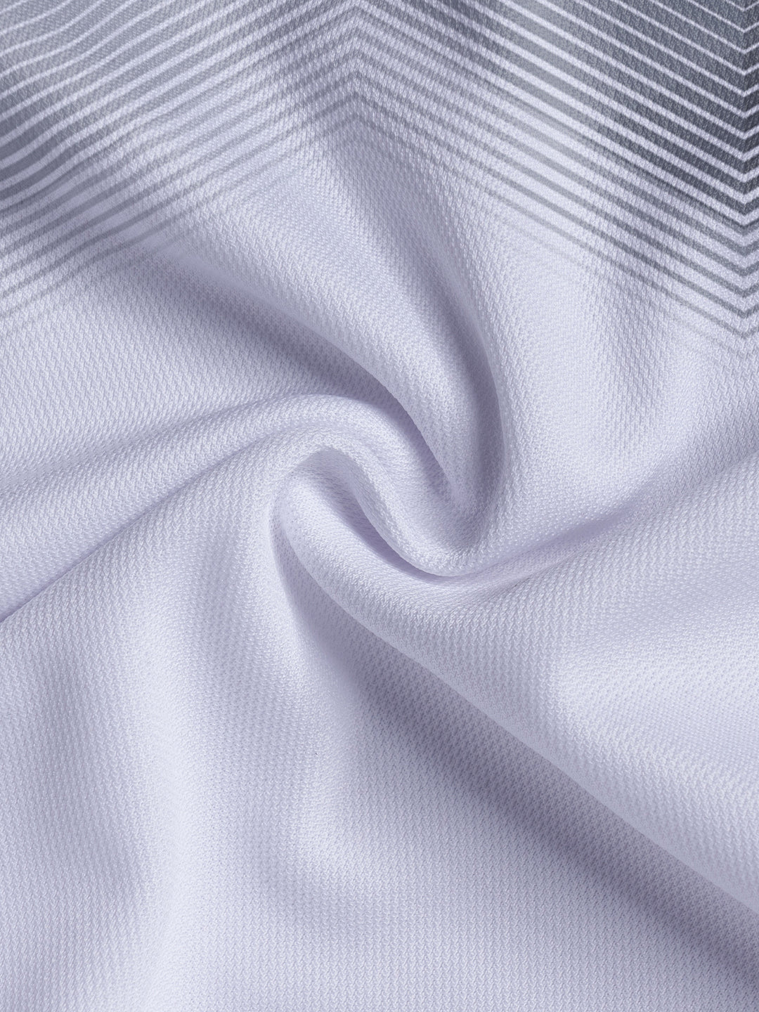 Herren Poloshirt mit modernem geometrischem Muster Echoarchiv