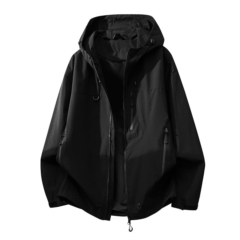 Damen technische Outdoorjacke mit multifunktionalen Taschen und verstellbarem Kapuzensystem Echoarchiv