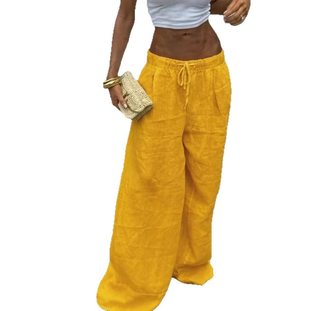 Damen weite Leinenhose Echoarchiv