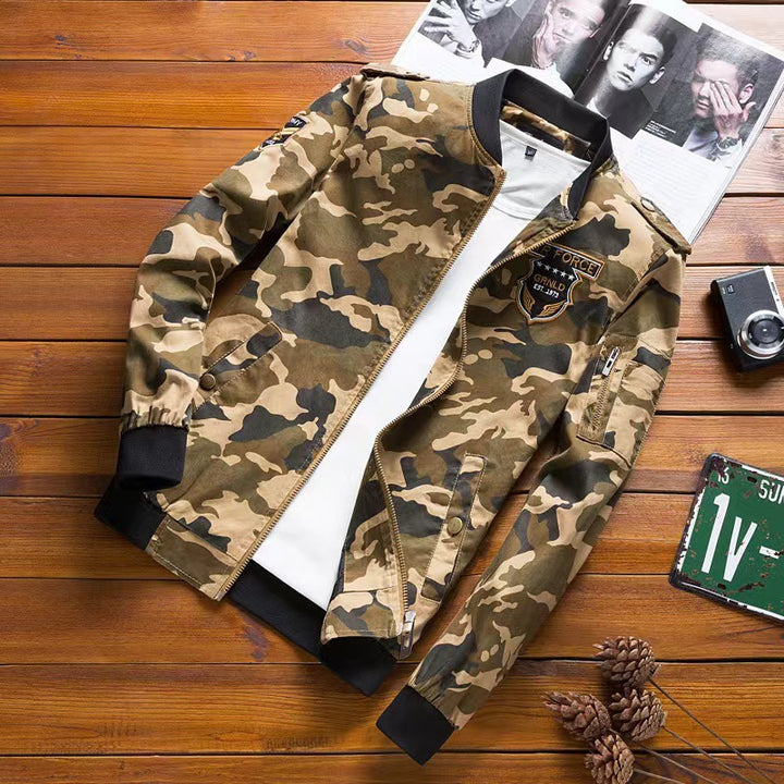 Herren Camouflage Bomberjacke Echoarchiv