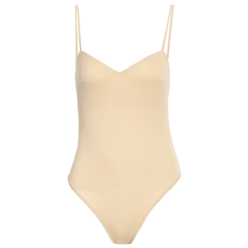 Damen elegantes Body mit verstellbaren Trägern Echo Archiv