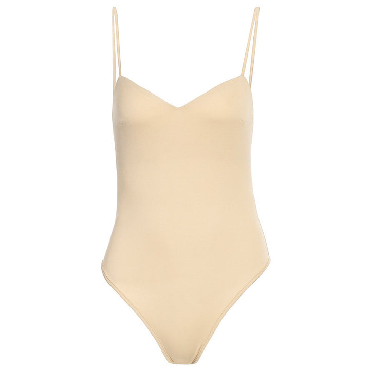 Damen elegantes Body mit verstellbaren Trägern Echo Archiv