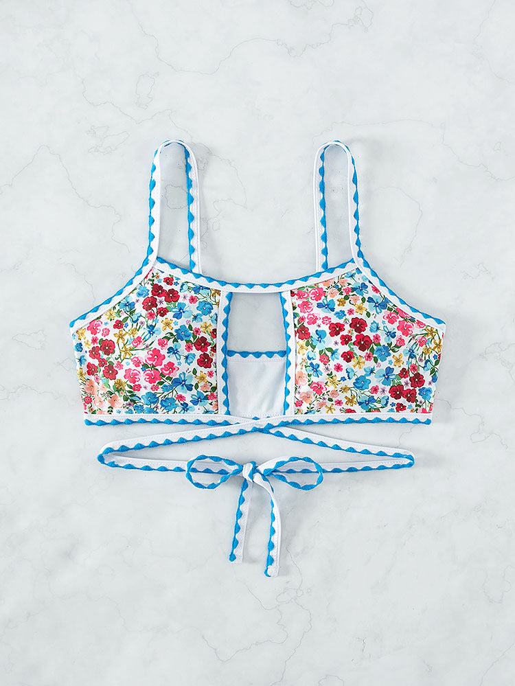 Damen Crop-Top Bikinioberteil Echo Archiv