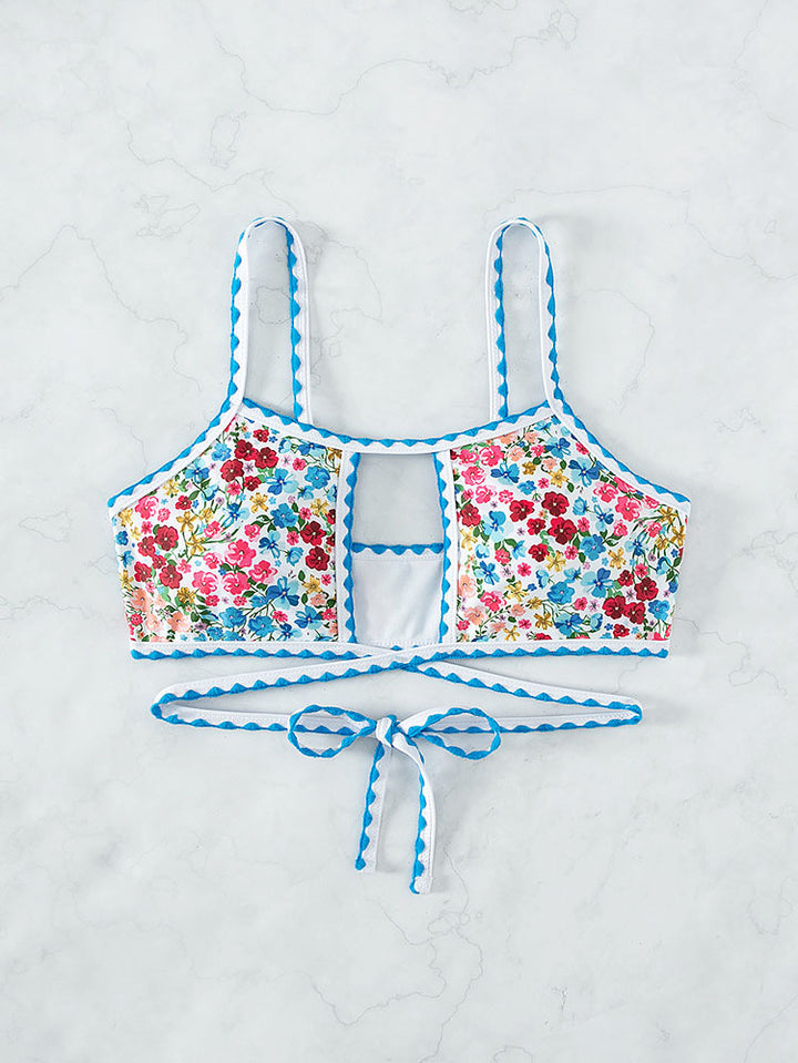 Damen Crop-Top Bikinioberteil Echo Archiv