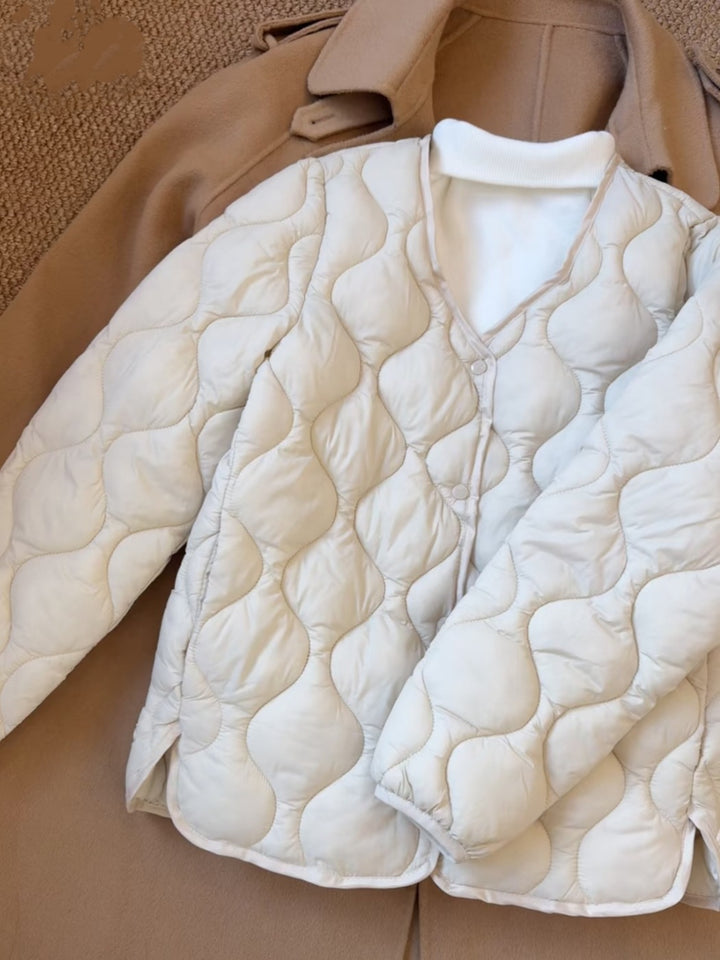 Damen Elegante, gefütterte Steppjacke Echoarchiv