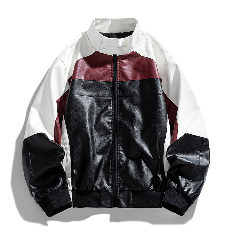Damen Trendige Bikerjacke im Color-Block-Stil Echo Archiv