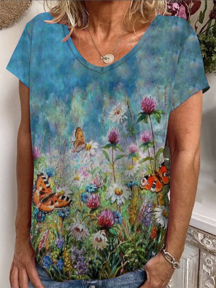 Damen T-Shirt mit einzigartigem Mandala-Design Echo Archiv