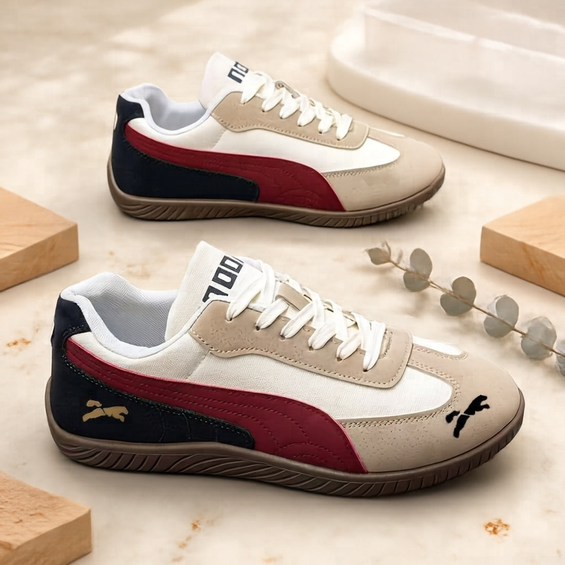 Herren Sportliche Wildleder Sneaker Echoarchiv