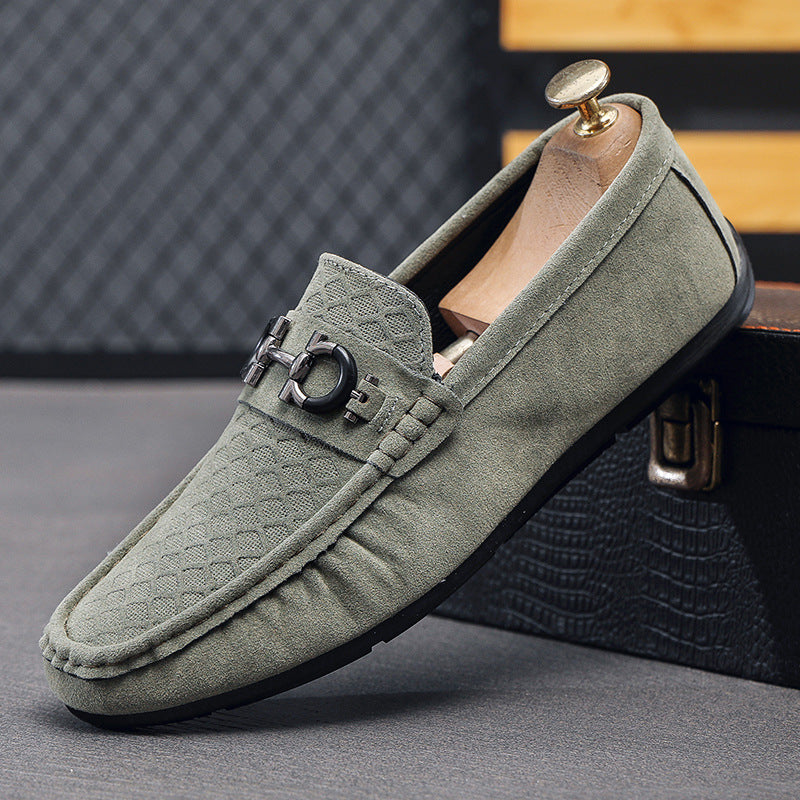 Herren Elegante Velours Mokassins Echo Archiv