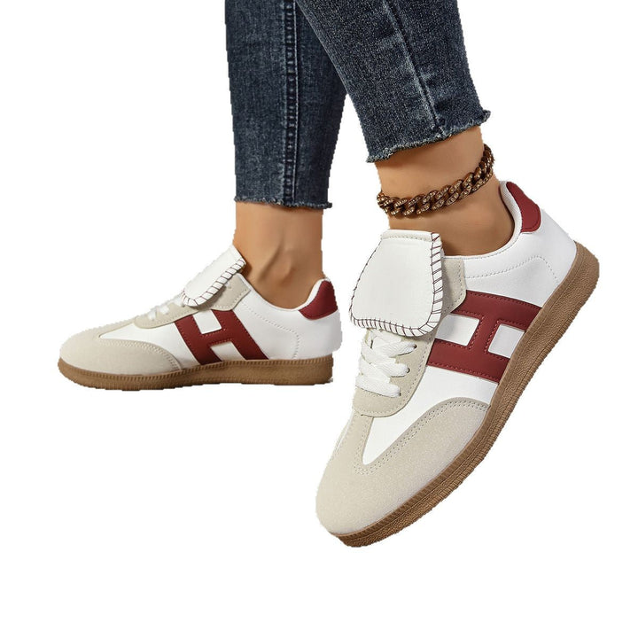 Damen Modische Sneakers mit eleganter Klappenakzent und rutschfester Sohle Echo Archiv