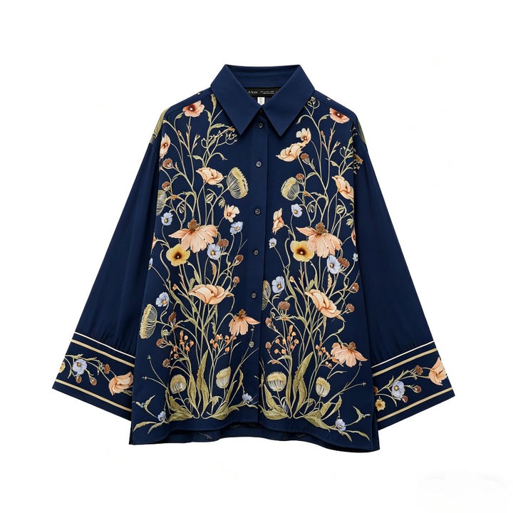 Damen Palazzo-Hose mit floralen Mustern Echo Archiv
