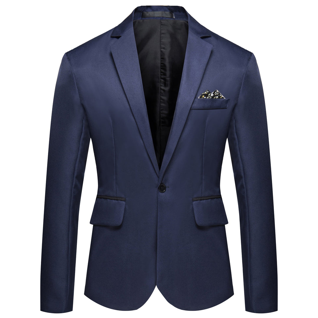 Herren modischer und eleganter Anzugjacke mit satiniertem Finish Echoarchiv