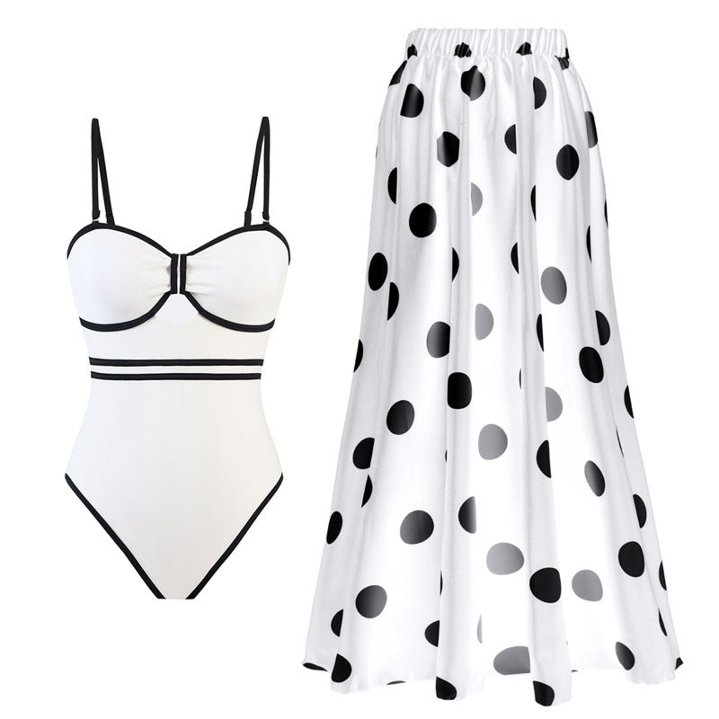 Damen Badeanzug mit elegantem Rock Echo Archiv