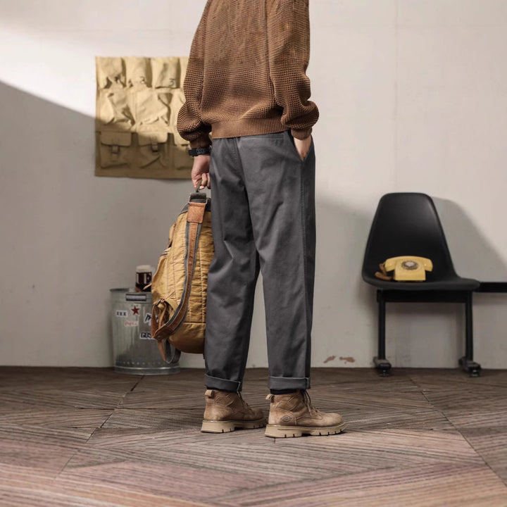 Herren Relaxed Fit Chino-Hose mit praktischen Taschen Echoarchiv