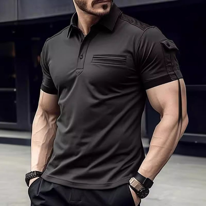 Herren Funktionspoloshirt mit praktischen Taschen und hoch atmungsaktivem Material Echoarchiv