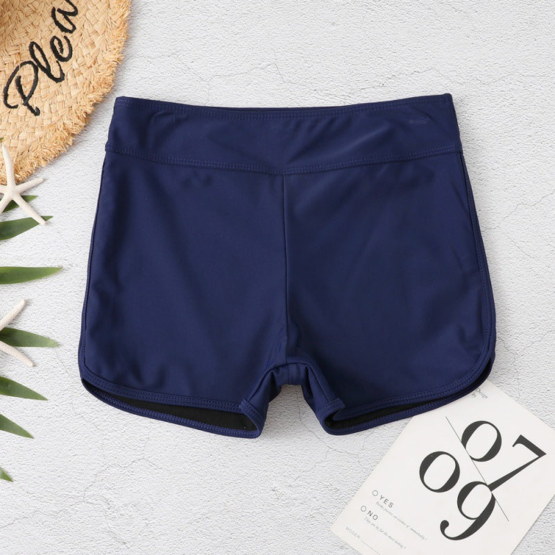 Damen Schwimmshorts mit hohem Bund und sportlichem Schnitt Echo Archiv