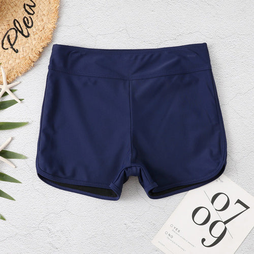 Damen Schwimmshorts mit hohem Bund und sportlichem Schnitt Echo Archiv