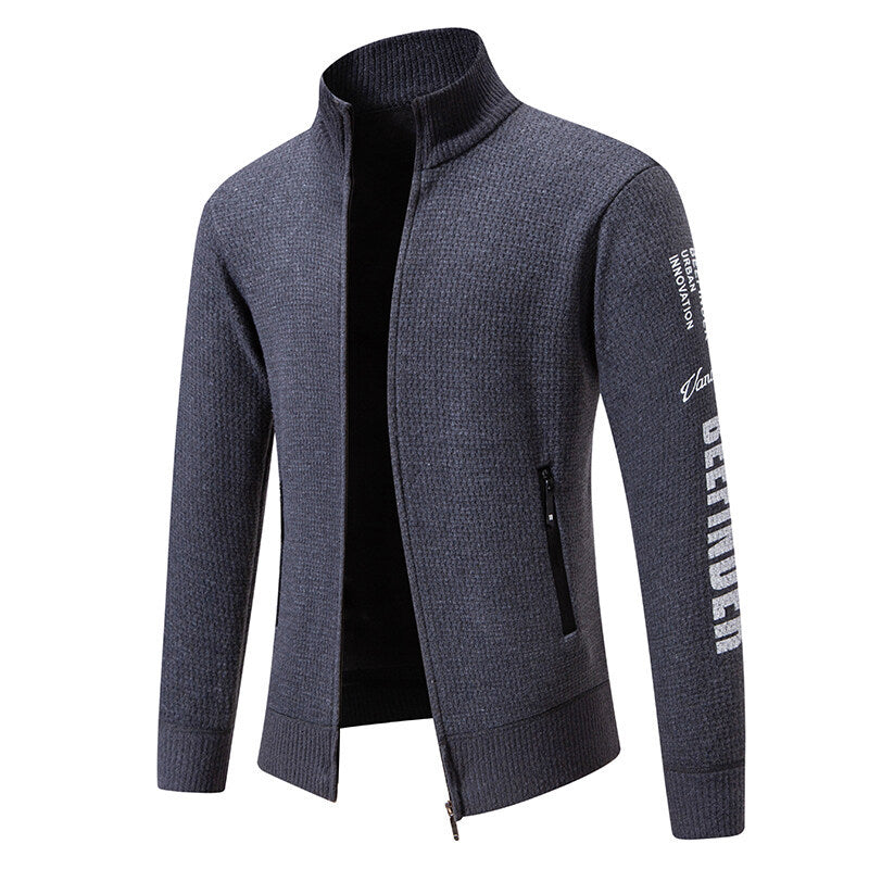 Herren Steppjacke mit hohem Kragen und praktischen Taschen Echoarchiv