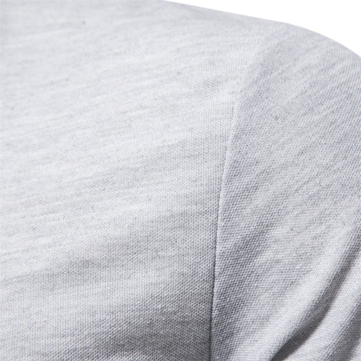 Herren Langarm Poloshirt mit modernem Kragen und atmungsaktiver Baumwollqualität – Cavello