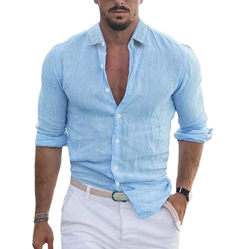 Herren Premium Hemd mit Echoarchivrnem Slim-Fit Schnitt und hautfreundlicher Textur Echoarchiv