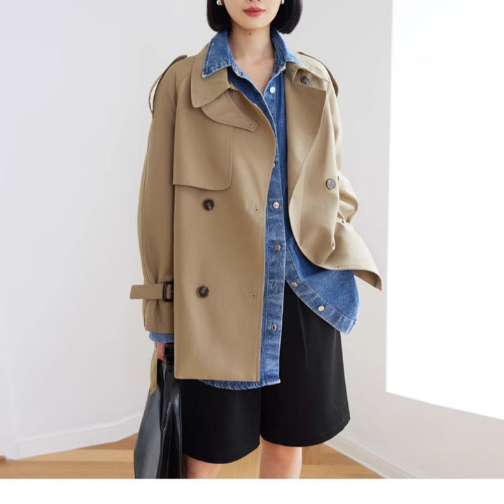Damen Modische Trenchjacke Echoarchiv