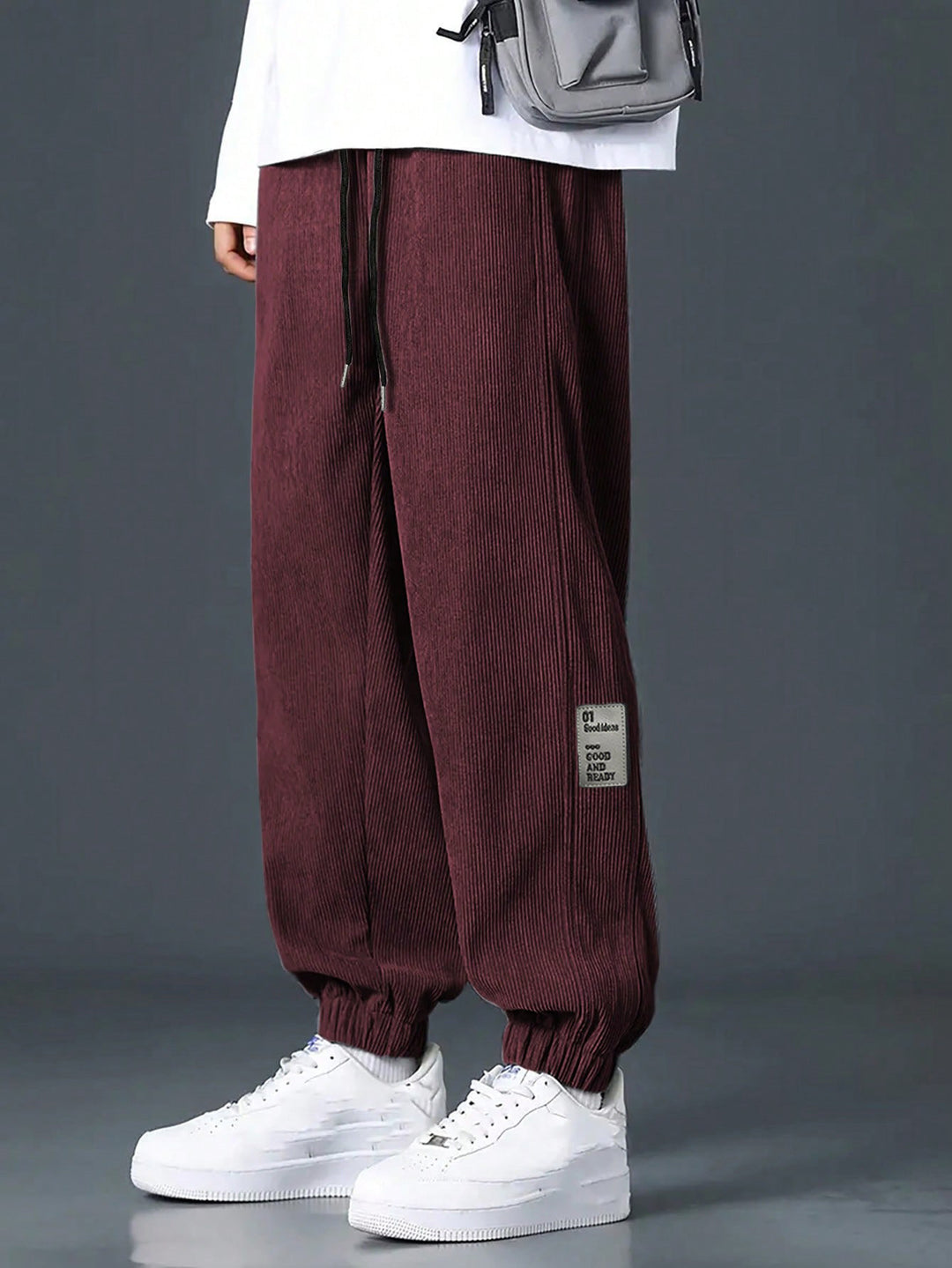 Herren Bequeme und lässige Sweatpants mit elastischem Bund und seitlichen Taschen Echoarchiv