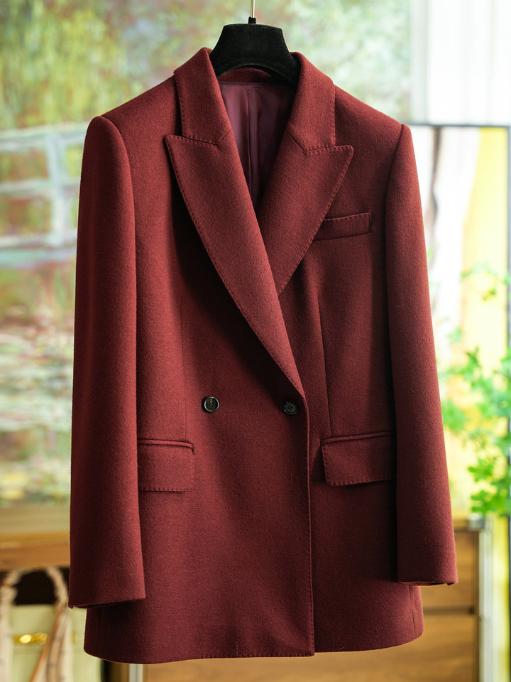 Damen Designer Doppeltbreasted Blazer Echoarchiv