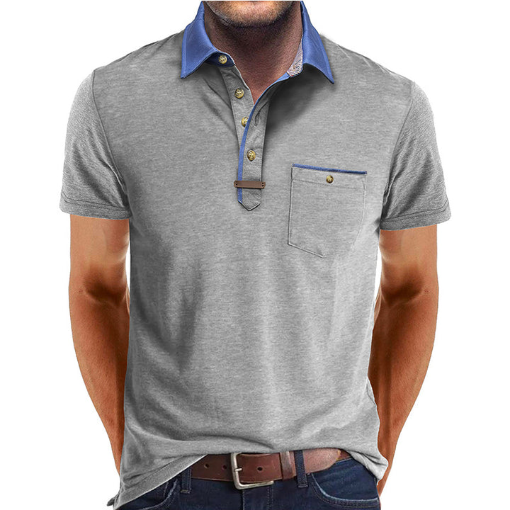 Herren Poloshirt mit modischem Kragen und stylischen Akzenten Echoarchiv