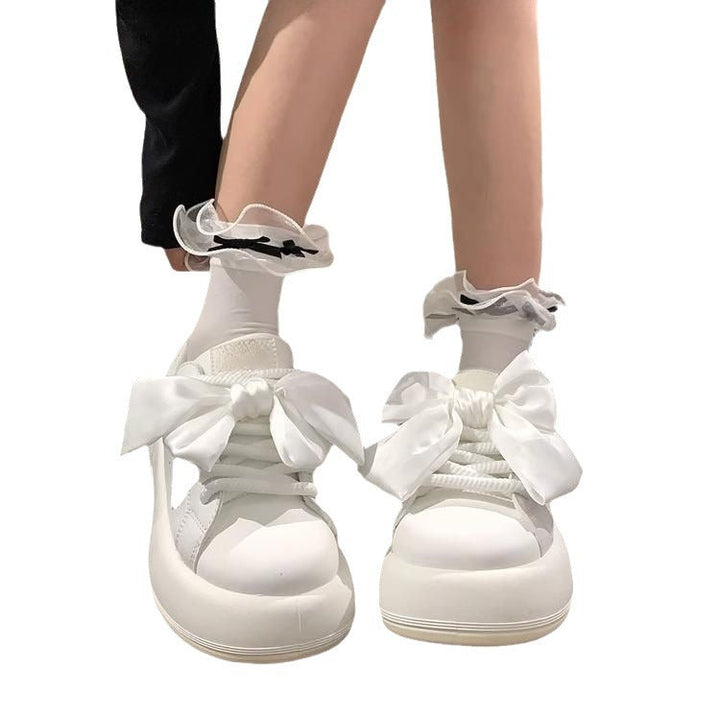 Damen Sneakers mit modischem Schleifen-Design und Komfort-Sohle Echo Archiv