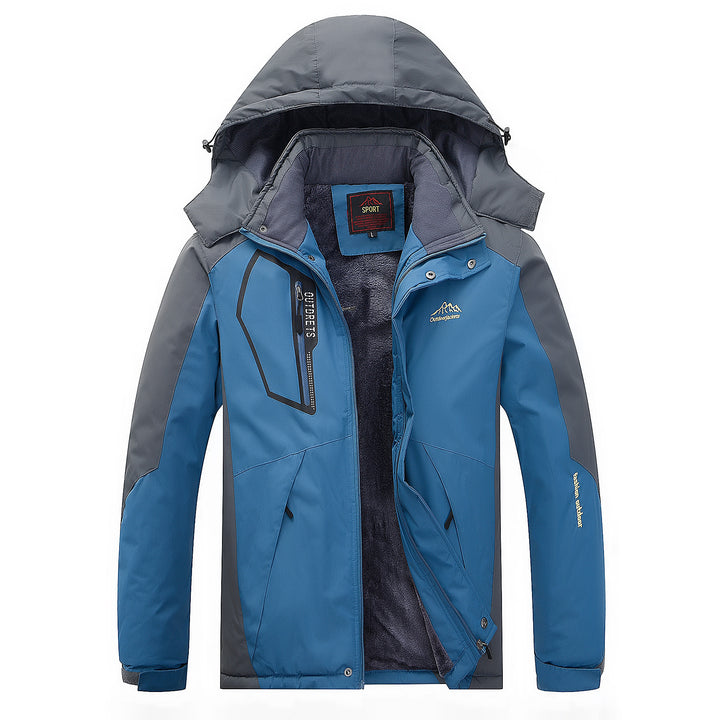 Herren Wasser- und winddichte Outdoorjacke mit wärmender Fleece-Innenlage und abnehmbarer Kapuze Echo Archiv