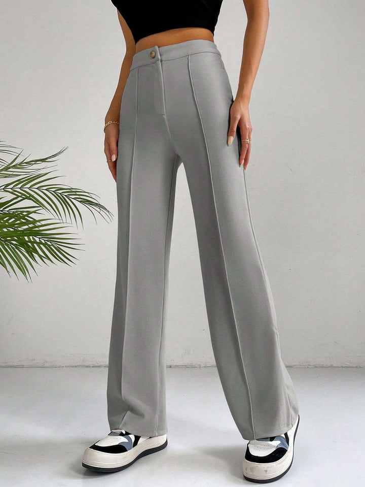 Damen Elegante und hoch geschnittene Stoffhose Echo Archiv