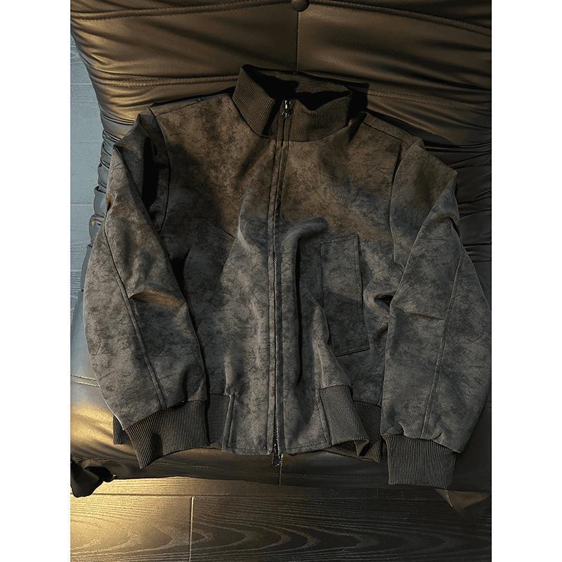 Herren Modische Bomberjacke aus luxuriösem Material Echoarchiv