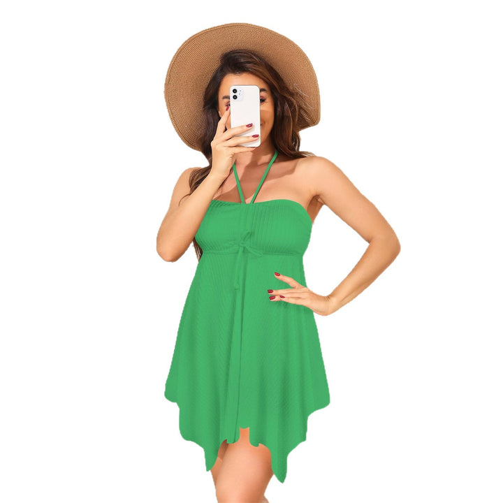 Damen Strandkleid mit asymmetrischem Schnitt Echo Archiv